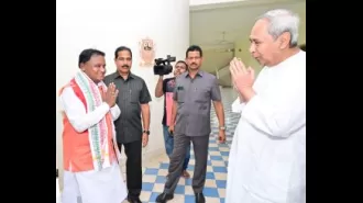 Newly elected CM of Odisha Mohan Majhi invites incumbent CM Patnaik to his swearing-in event