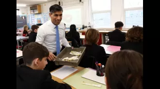 What were Rishi Sunak's school and tuition fees?