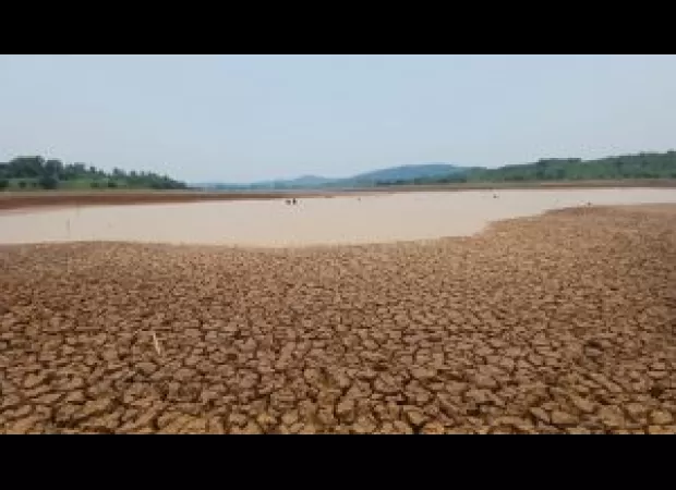 Badaghagara reservoir is experiencing a lack of water, causing issues with water supply.