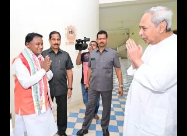 Newly elected CM of Odisha Mohan Majhi invites incumbent CM Patnaik to his swearing-in event