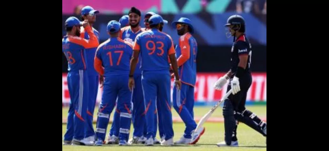 India's Arshdeep takes career-high 4 wickets for 9 runs, limiting USA to 110/8.