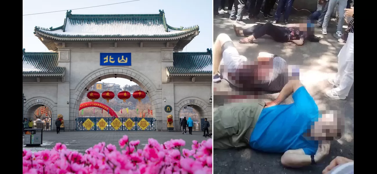 Four American teachers in China were stabbed by a man who was down on his luck.