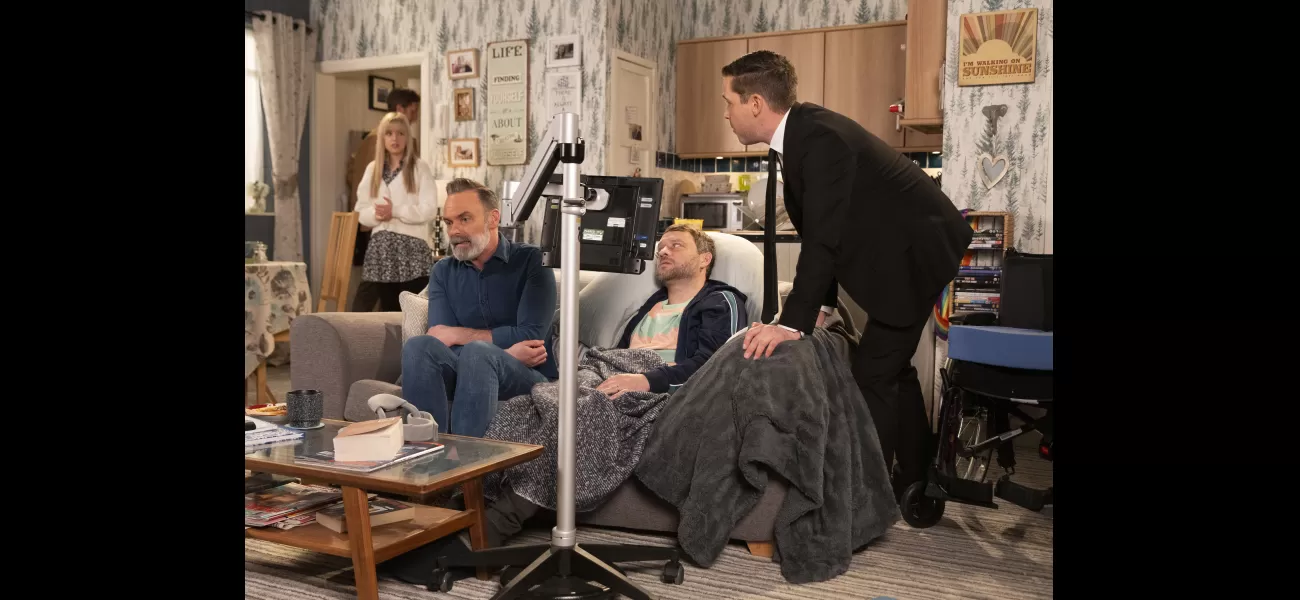 Paul on Coronation Street is in tears after a recent setback.