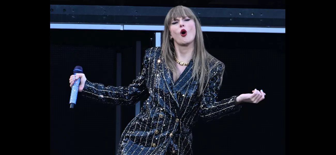 Taylor Swift appears to have used her outfit to wipe her nose while performing in the cold during her Eras tour.