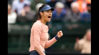 Tennis player Emma Raducanu is angry at the umpire's decision and Andy Murray is unsure about participating in the Olympics.