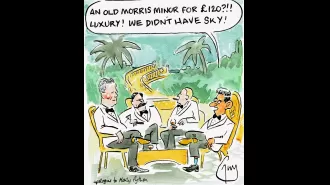 Daily cartoon in Metro newspaper, created by Guy Venables.