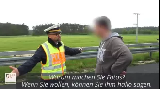 Germany has an effective method for handling rubbernecking.