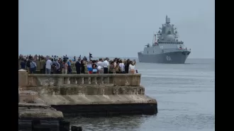 Russian naval vessels dock near President Biden's residence, reigniting worries of a return to Cold War tensions.