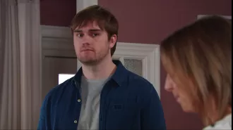 Tom called for food to be delivered as Belle was questioned by anxious Emmerdale resident about her traumatic experience with abuse.