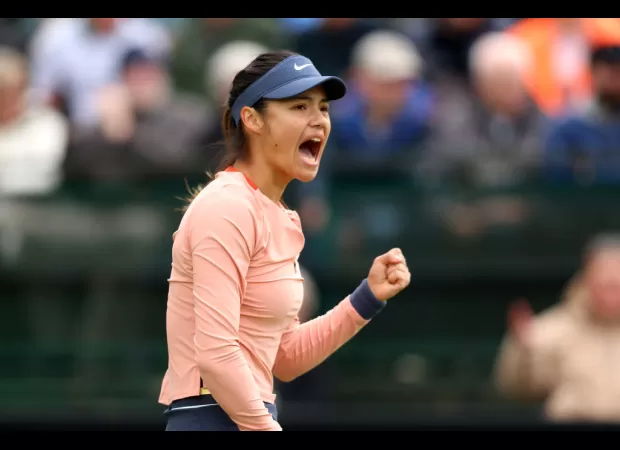 Tennis player Emma Raducanu is angry at the umpire's decision and Andy Murray is unsure about participating in the Olympics.