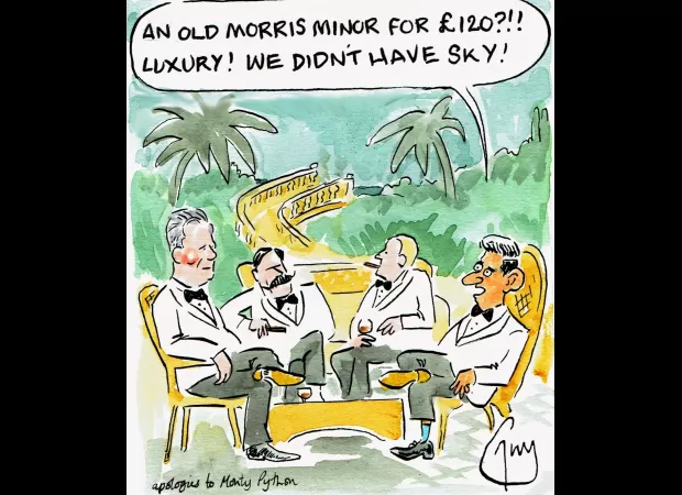 Daily cartoon in Metro newspaper, created by Guy Venables.