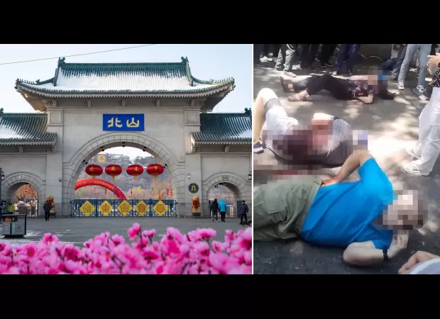 Four American teachers in China were stabbed by a man who was down on his luck.