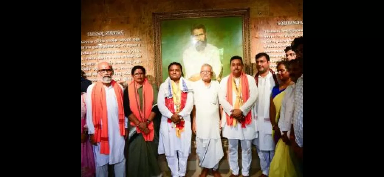Odisha CM Majhi visits Suando village after opening all four gates of Puri Jagannath temple for the first time.