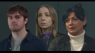 Belle takes a dangerous chance to get rid of Tom in Emmerdale when his sentence is decided.