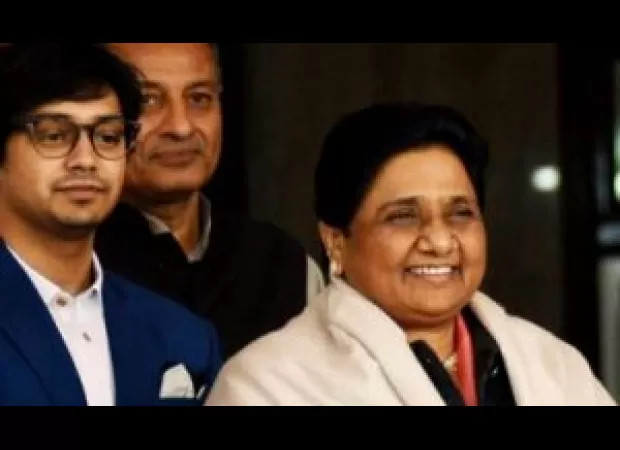 Mayawati plans to bring back Akash Anand to compete against Chandra Shekhar Aazad.