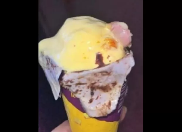 A doctor in Mumbai ordered ice cream online but received a cone with a human finger in it.