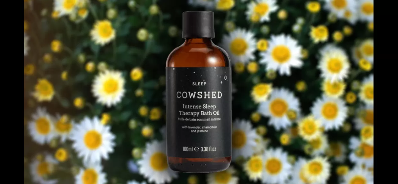 Aromatherapy bath with this oil results in a 'miracle' 9-hour sleep for those who struggle with sleeping.