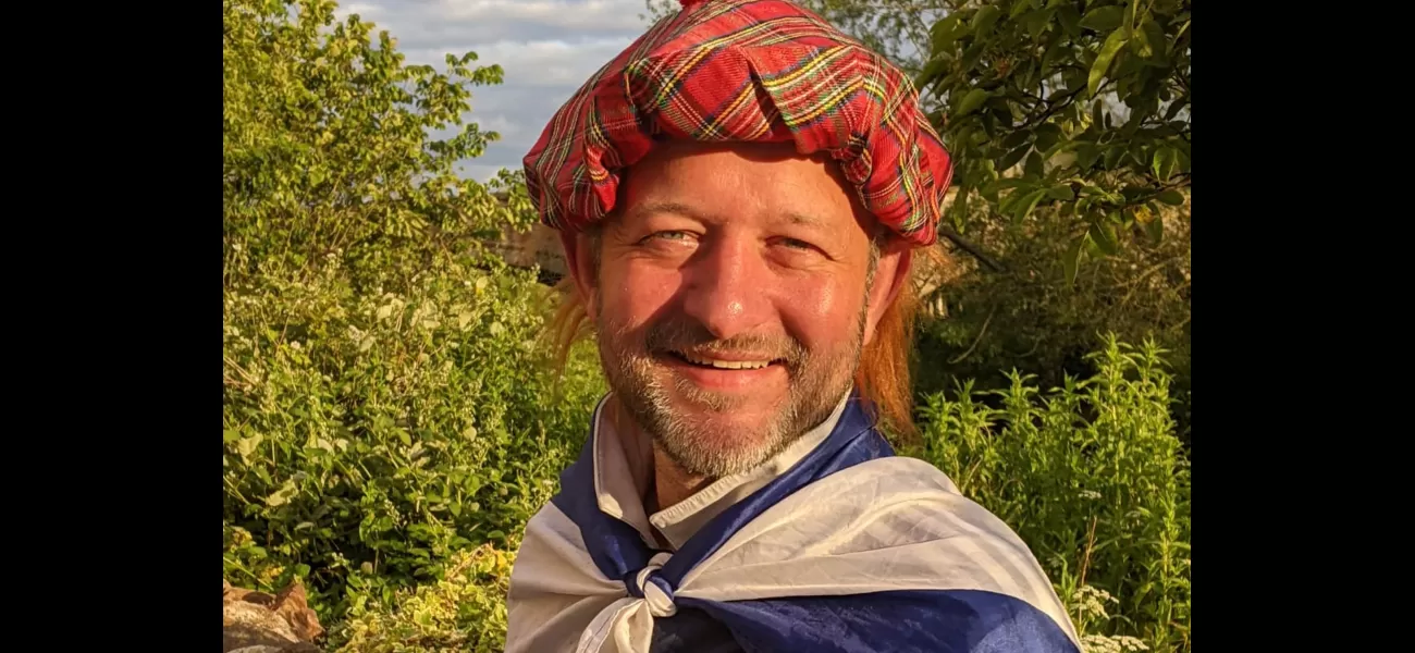 A Scottish soccer supporter whose life was saved by an opponent now has 