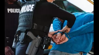 A man wearing body armor and carrying weapons was taken into custody during a traffic stop in New York City.