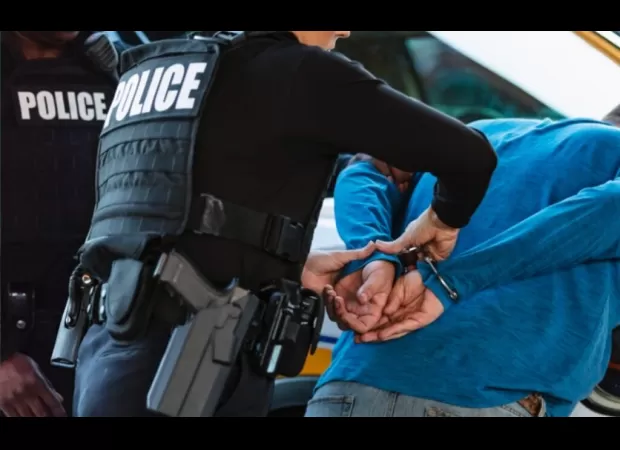 A man wearing body armor and carrying weapons was taken into custody during a traffic stop in New York City.