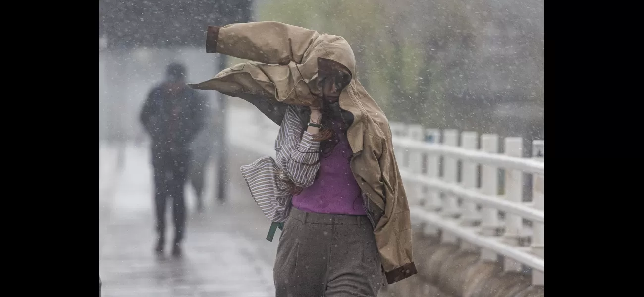 More rainy and thundery weather expected in UK, so keep your umbrellas handy.