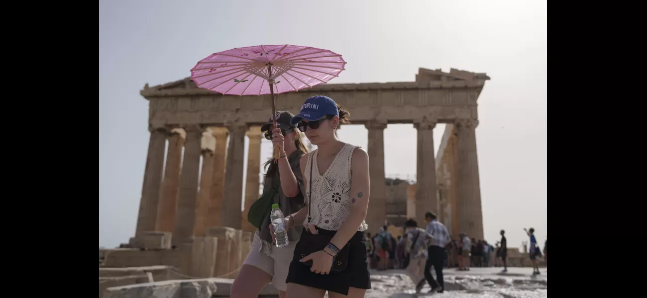 Greek officials closed Acropolis due to heat for second time.