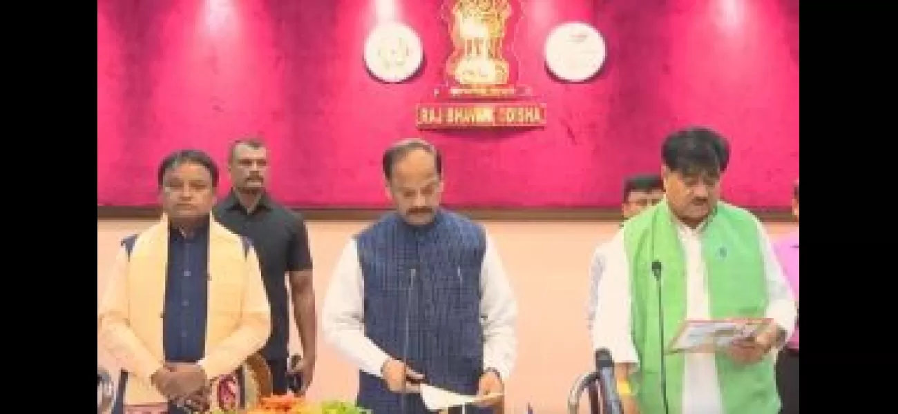 Ranendra Pratap Swain sworn in as Pro-tem Speaker of Odisha Assembly.