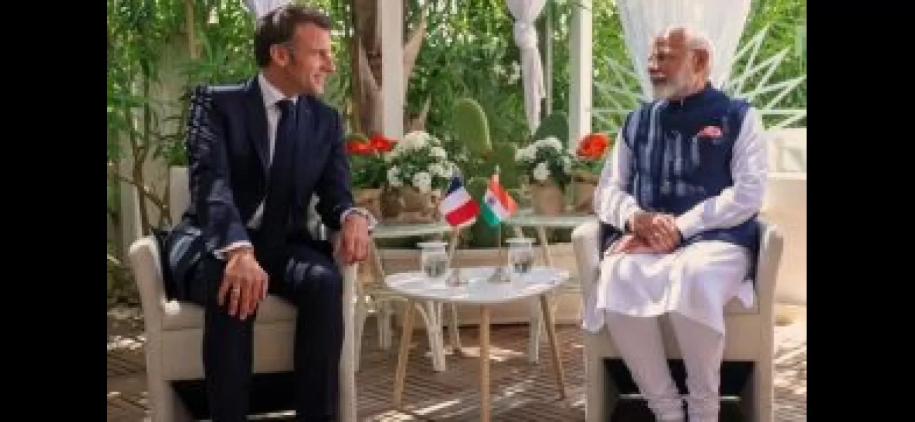 PM Modi meets French President Macron and UK Chancellor Sunak during G7 Summit in Italy.
