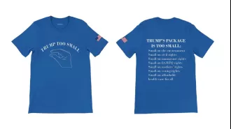 The US Supreme Court rejects trademark application for 'Trump Too Small' name.