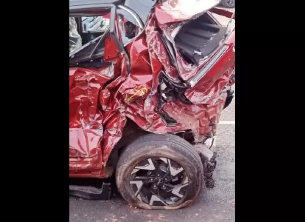 Five people were hurt in a series of accidents that occurred at Palasuni.