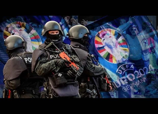 Euro currency poses heightened security threat due to concerns of terrorism and extreme right-wing aggression.