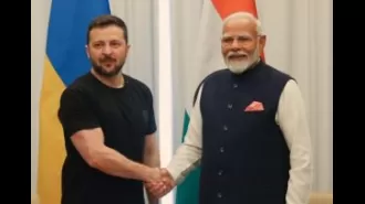 PM Modi stresses the importance of dialogue and diplomacy in achieving peace, during meeting with Zelenskyy.