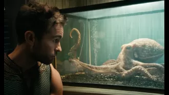 Famous actor stuns in surprising new part as an Octopus engaging in sexual activity with people.