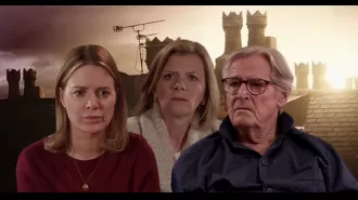 Surprising arrest at Coronation Street funeral in new videos.