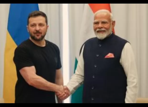 PM Modi stresses the importance of dialogue and diplomacy in achieving peace, during meeting with Zelenskyy.