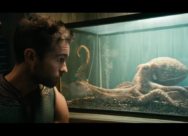 Famous actor stuns in surprising new part as an Octopus engaging in sexual activity with people.