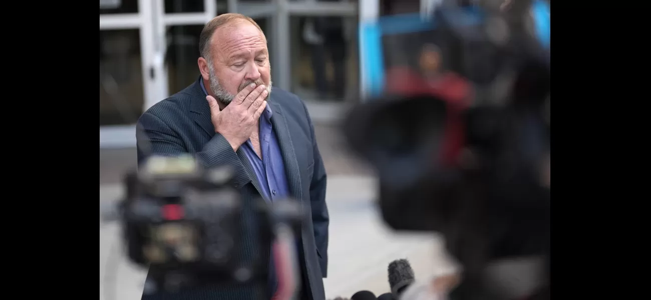Alex Jones' assets to be liquidated to repay $1.5B owed for Sandy Hook lawsuit after bankruptcy dismissal.
