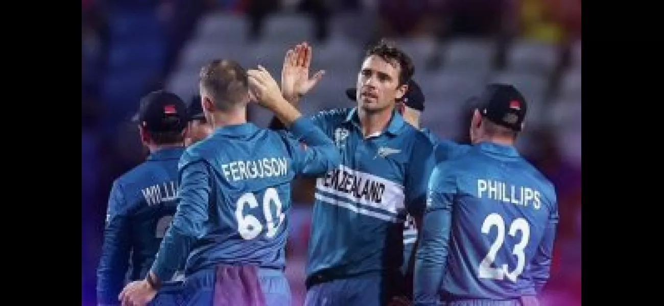 New Zealand dominates Uganda, winning by 9 wickets in their first T20 World Cup match.