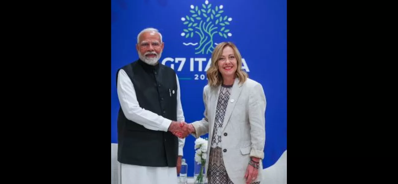 Modi and Meloni discuss advancements in India-Italy partnership.