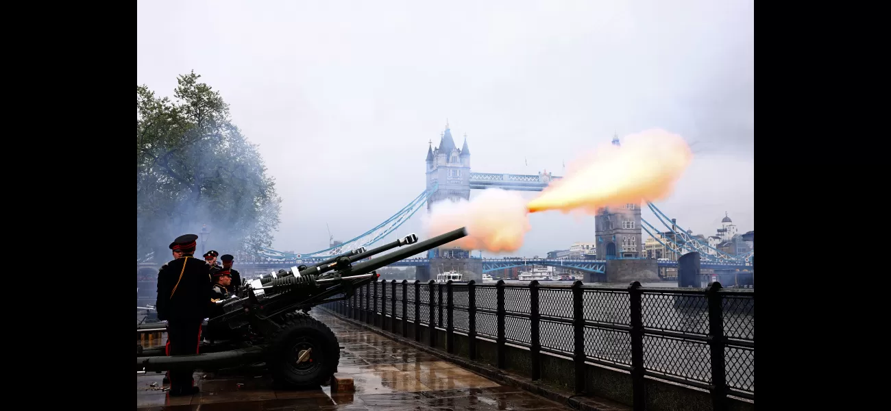 Gun salutes are used for royal birthdays and events as part of a long-standing tradition.