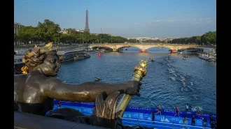 E. coli levels in Paris' Seine River exceed safe limits before Olympics.