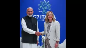 Modi and Meloni discuss advancements in India-Italy partnership.