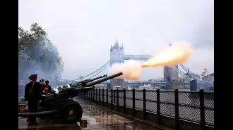 Gun salutes are used for royal birthdays and events as part of a long-standing tradition.