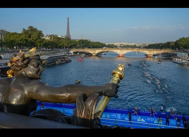 E. coli levels in Paris' Seine River exceed safe limits before Olympics.