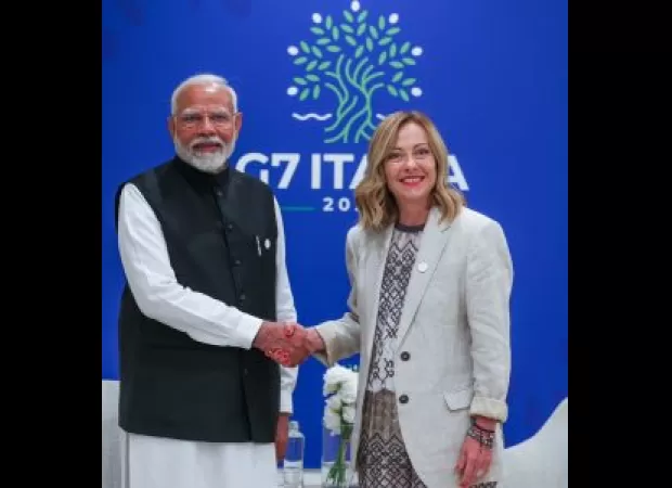 Modi and Meloni discuss advancements in India-Italy partnership.