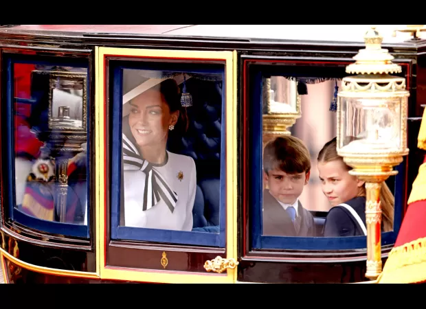 Mother and daughter duo Princess Charlotte and Kate match outfits in 2024's popular fashion trend.