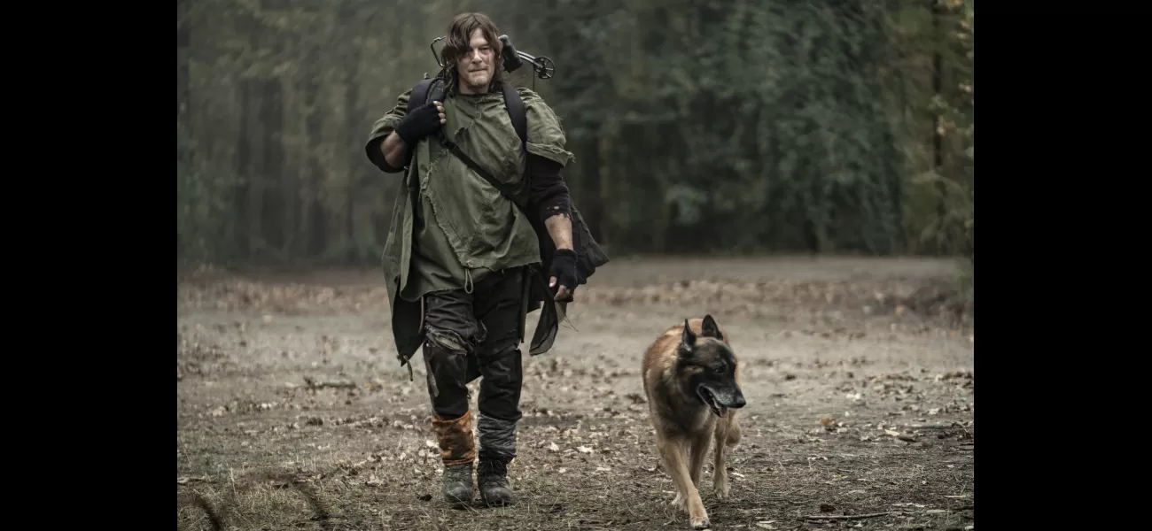 Walking Dead stars saddened by death of beloved dog actor.
