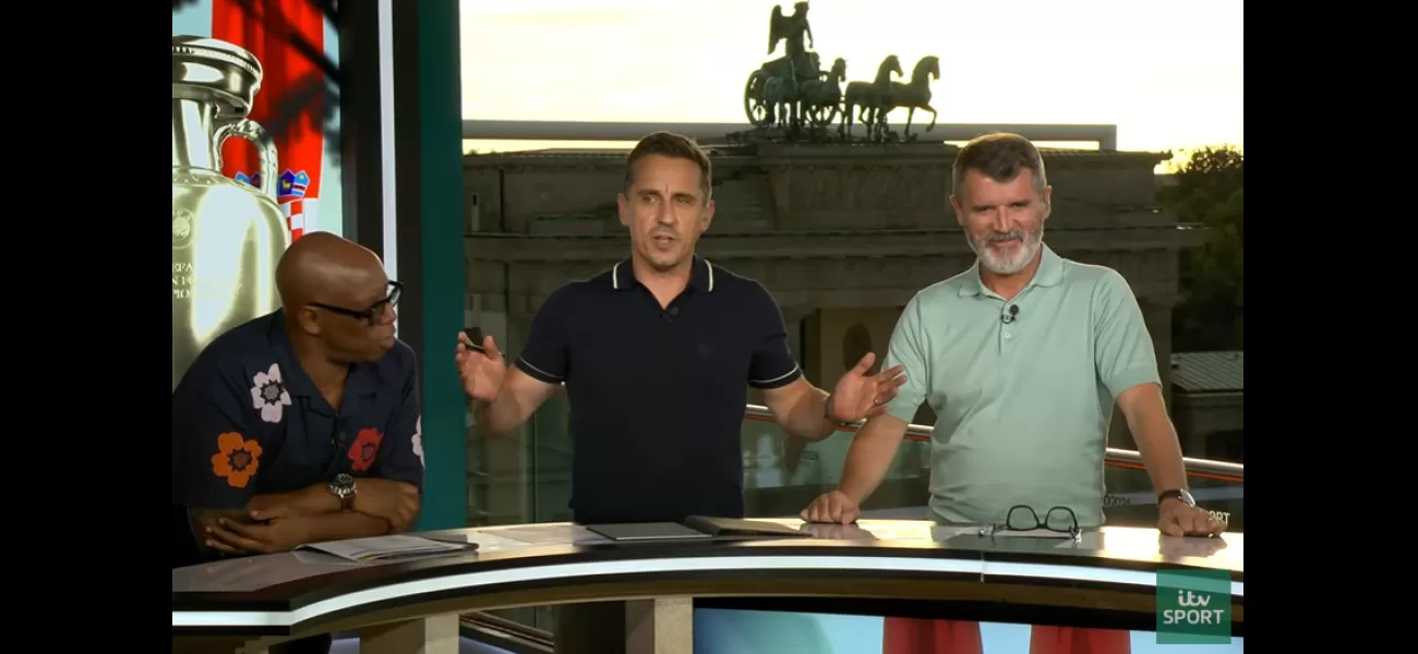 Gary Neville responds to criticism from Roy Keane and Ian Wright for their reactions to his preferred England lineup.