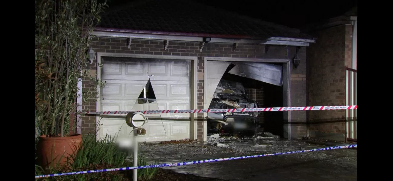 Two garages in Melbourne's west were victims of possible arson incidents.