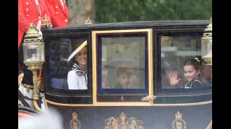 Kate had the support of a key Royal Family member at Trooping the Colour.